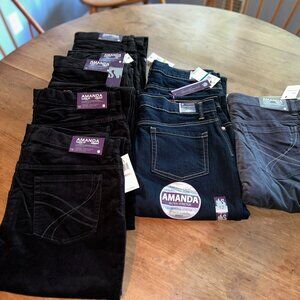 Gloria Vanderbilt Amada Jeans Classic Straight, Size 12, NWT